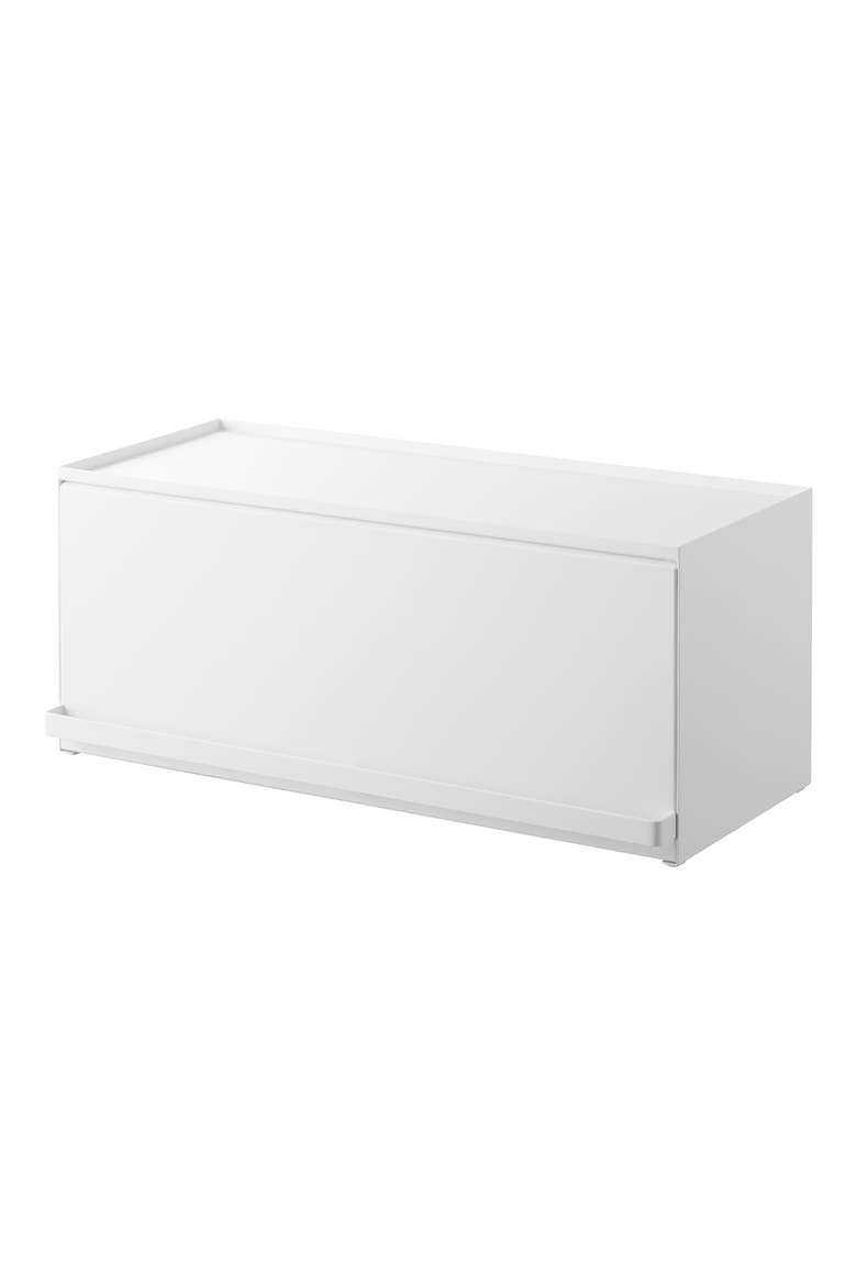 Open-Back Countertop Storage Rack, Main, color, WHITE