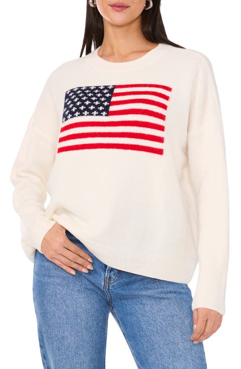Flag Graphic Sweater