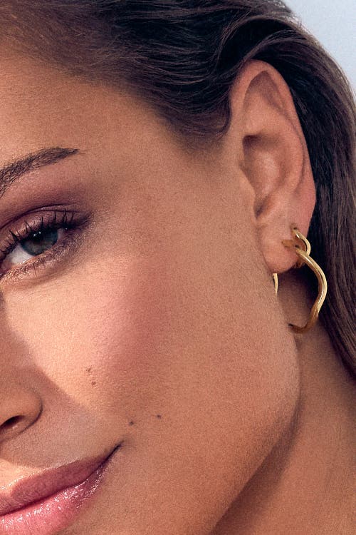 Sif Jakobs Jewellery Earrings Ellera Waves Pianura In Gold