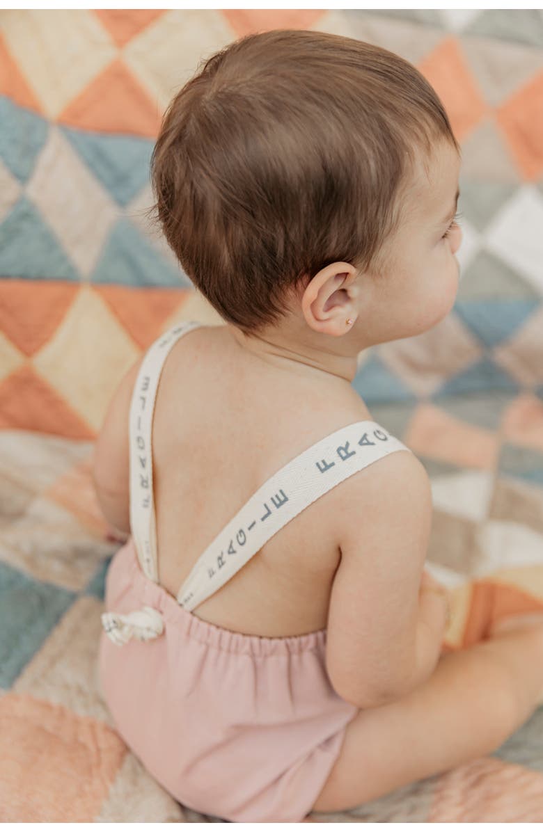 Fragile Soft Cotton Fragile Romper, Alternate, color, Linen