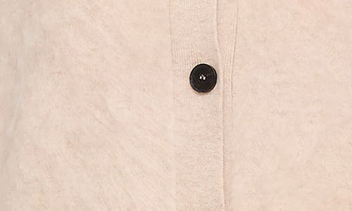Lafayette 148 Brushed Cashmere Button Front Cardigan In Brown