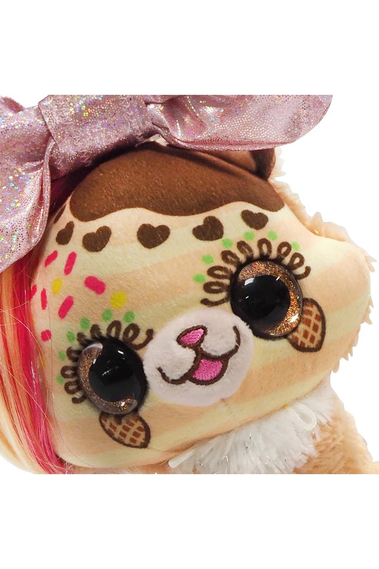 Large 9 Inch Plush Sprinkle Bow Pet, Alternate, color, Multicolored