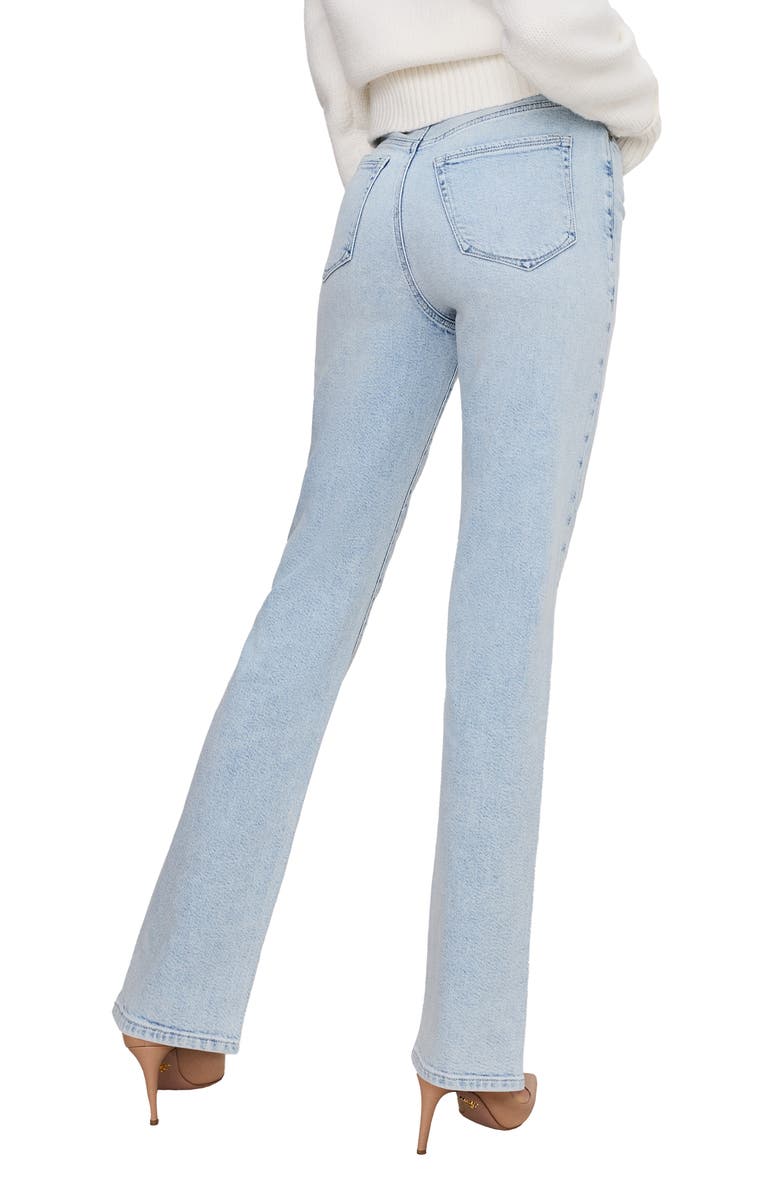 Good American Good Boy Straight Jeans, Alternate, color, 