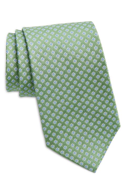 Neat Silk X-Long Tie