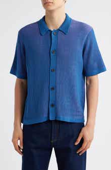 Corridor Plated Short Sleeve Cotton Cardigan