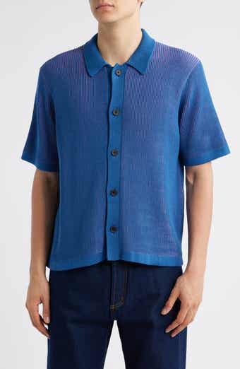 Corridor Plated Short Sleeve Cotton Cardigan