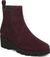 Vionic Aria 2.0 Leather Wedge Bootie