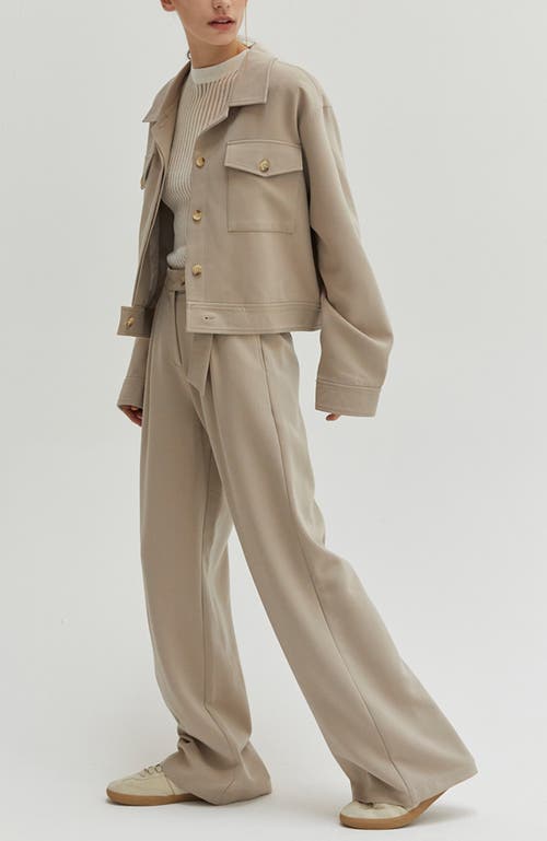 CRESCENT CRESCENT GABARDINE SHIRT JACKET 