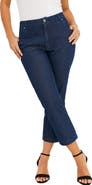 Jessica London Classic Cotton Denim Capri