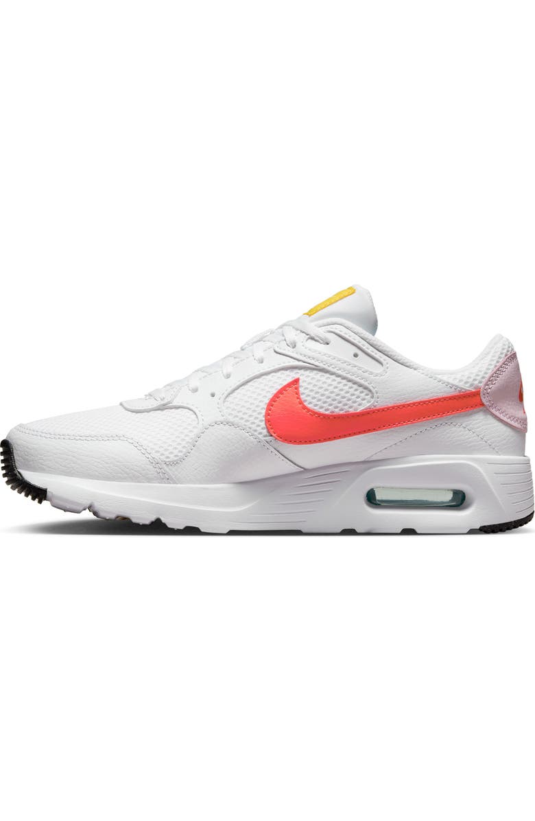 Nike Air Max SC Sneaker, Alternate, color, White/ Crimson/ Pink Foam