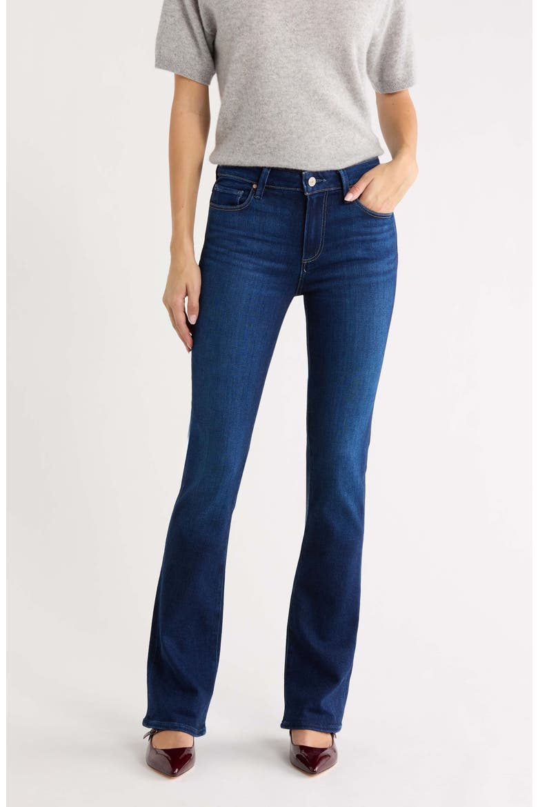 Manhattan High Waist Bootcut Jeans, Main, color, STRAIGHT A
