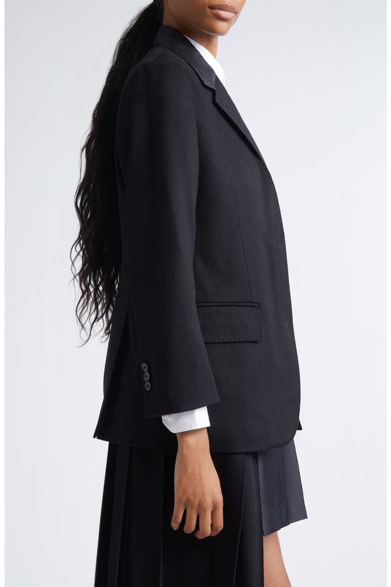 2-in-1 Cashmere, Wool & Silk Sport Coat, Alternate, color, BLACK
