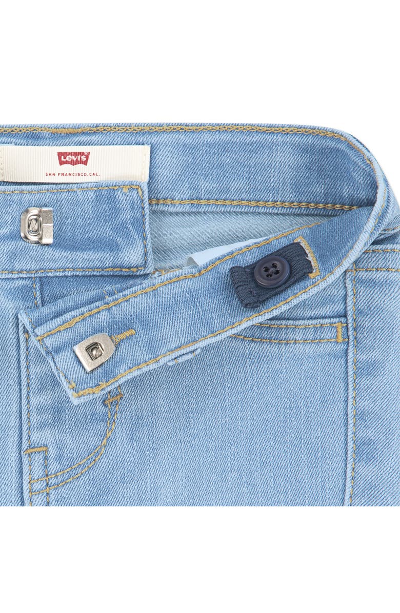 Levi's Faux Shearling Vest, Long Sleeve T-Shirt & Flare Jeans, Alternate, color, Chocolate