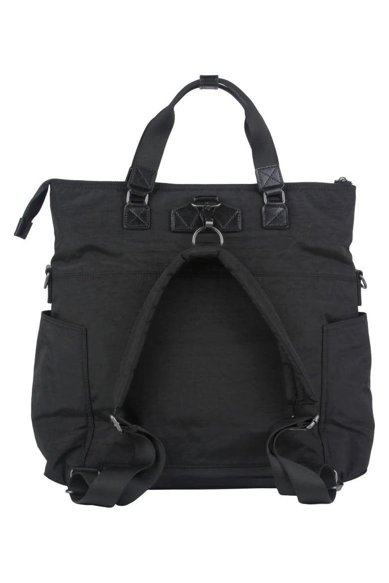 3-in-1 Foldover Diaper Tote, Alternate, color, BLACK