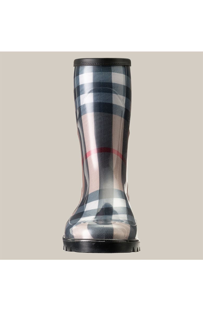 Burberry Mid Calf Check Rain Boot, Alternate, color,