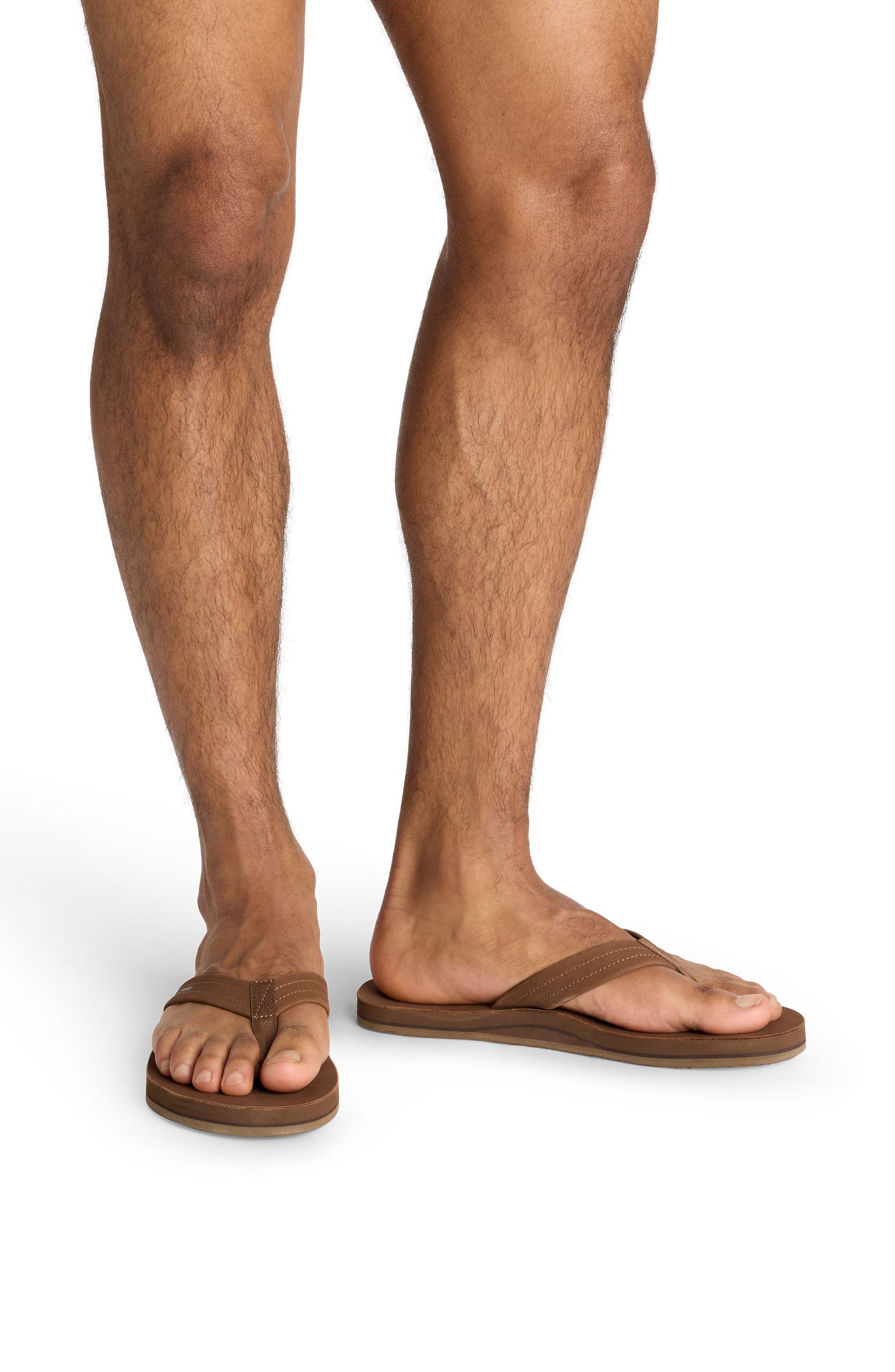 Sunrise Leather Flip Flop, Alternate, color, CAMEL BROWN