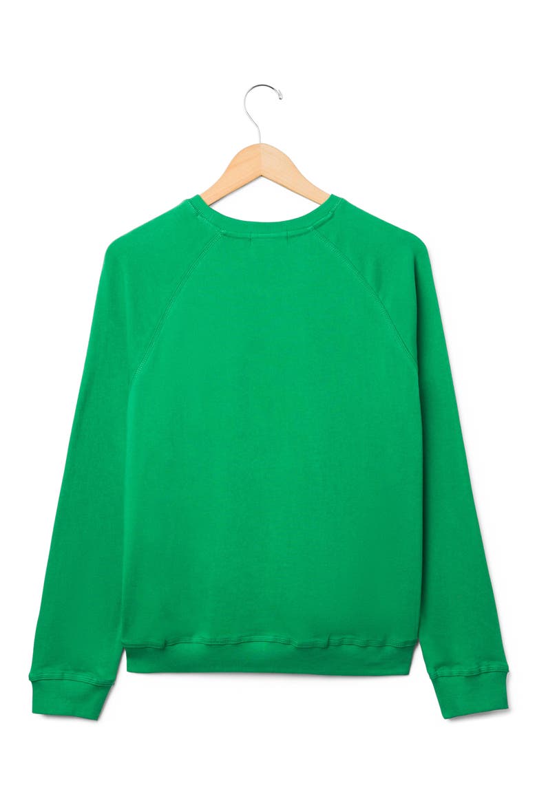 Eagles Football Graphic Sweatshirt, Alternate, color, KELLY