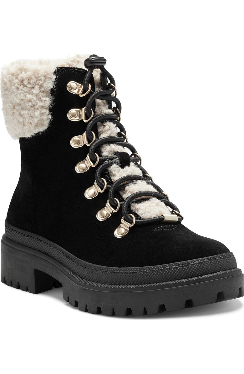 Sole Society Eavan Faux Shearling Bootie, Main, color,