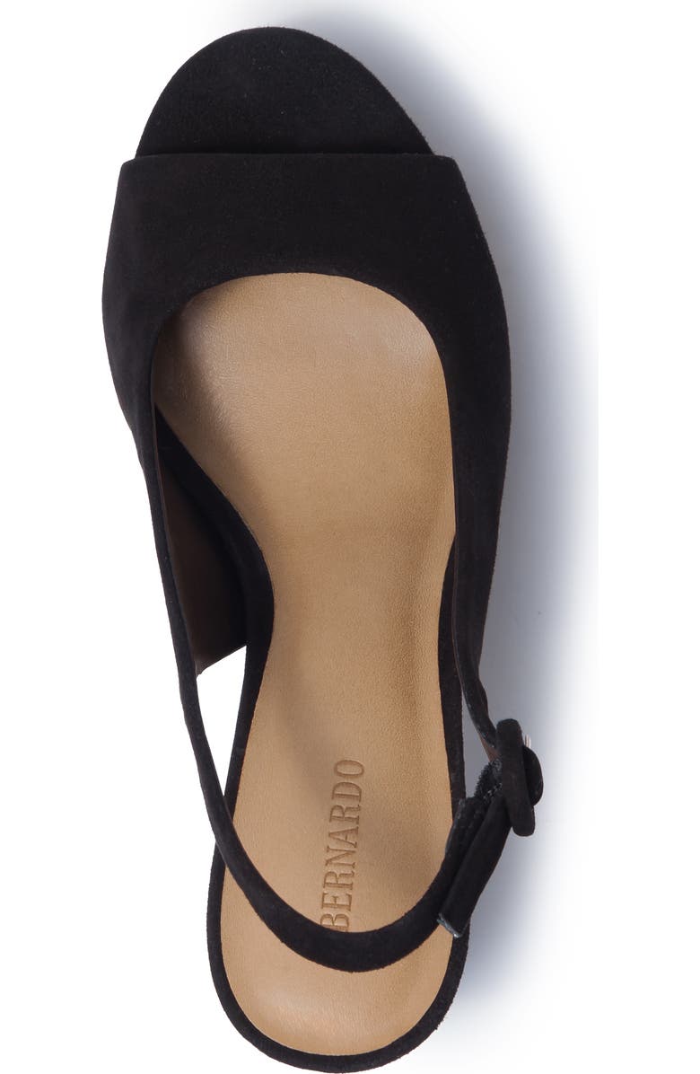 Bernardo Footwear Vega Platform Heel Sandal, Alternate, color, Black