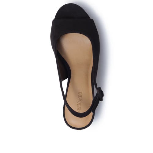 Bernardo Footwear Vega Platform Heel Sandal In Black