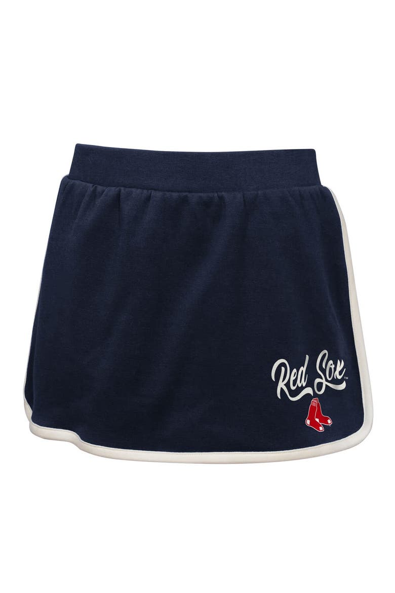Girls Youth Navy Boston Red Sox Base Trainer Johnny Polo and Skort Set, Alternate, color, Navy