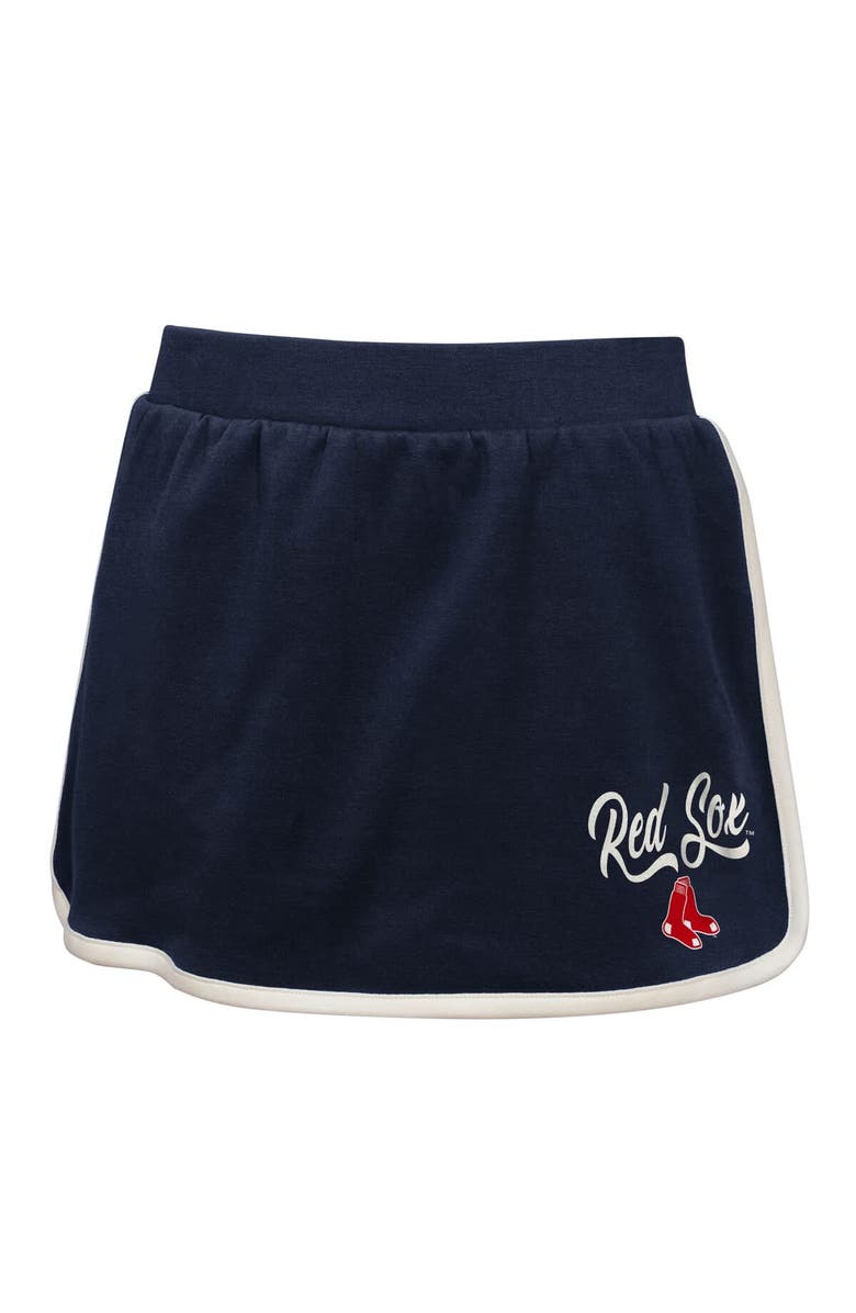 Outerstuff Girls Youth Navy Boston Red Sox Base Trainer Johnny Polo and Skort Set, Alternate, color, Navy