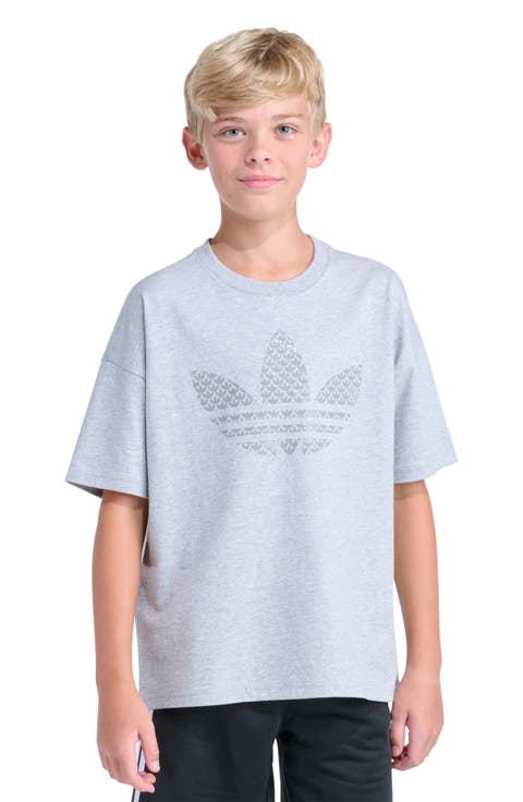 Kids' Oversize Trefoil Logo Graphic T-Shirt (Little Kid & Big Kid)