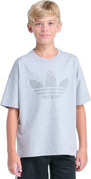 adidas Originals Kids' Oversize Trefoil Logo Graphic T-Shirt