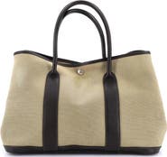 Pre-Owned Hermes Garden Party Tote Toile and Leather 36