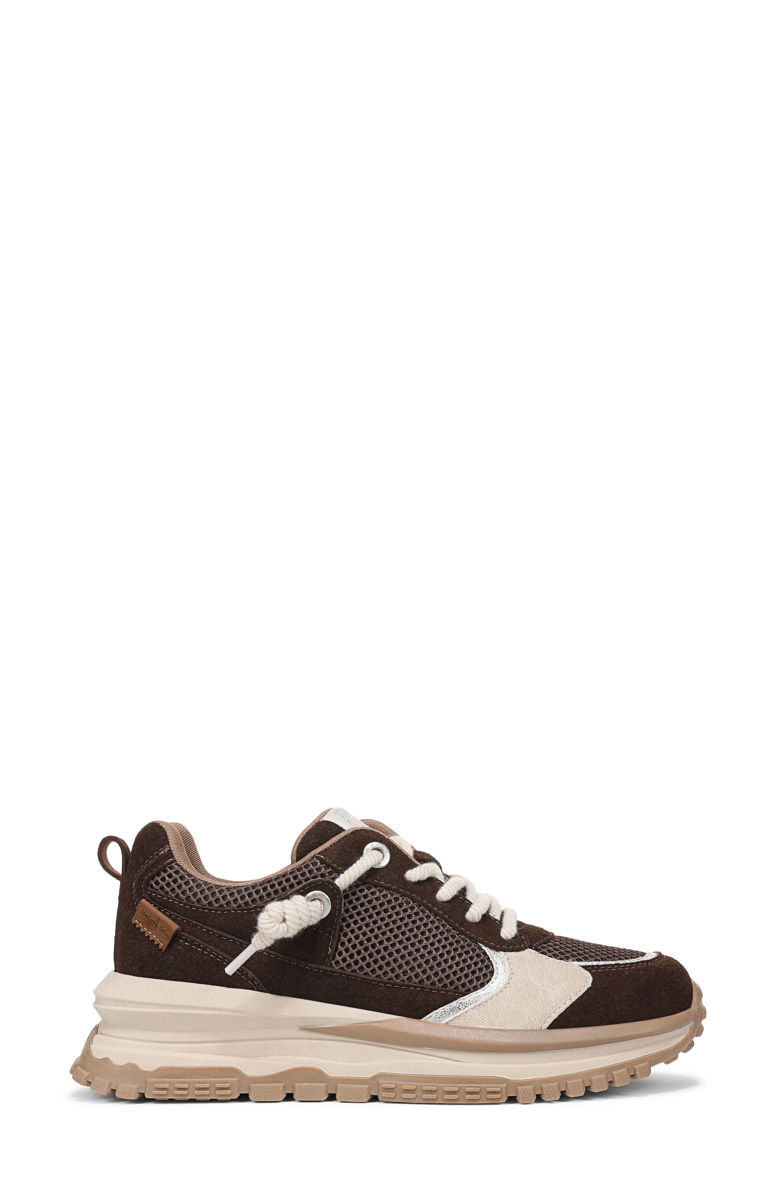 Blowfish Malibu Leotina Sneaker, Alternate, color, Espresso Brown Faux Suede