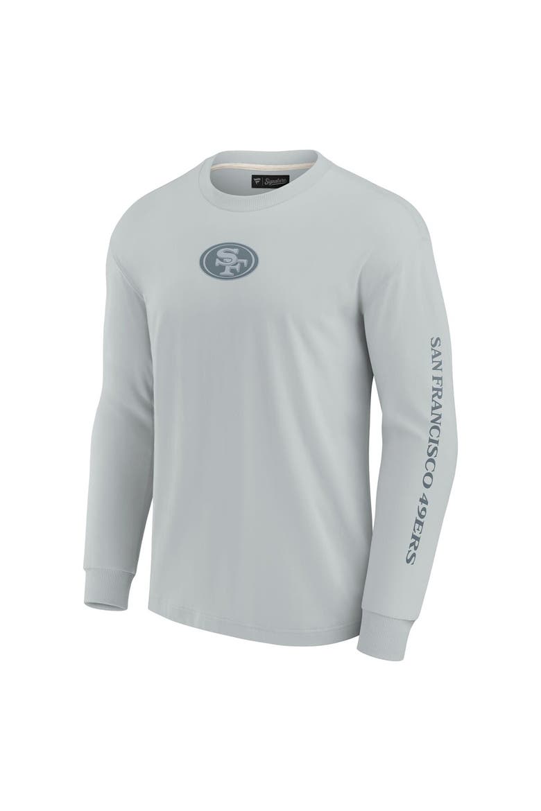 Unisex Fanatics  Gray San Francisco 49ers Elements Strive Long Sleeve T-Shirt, Alternate, color, Gray