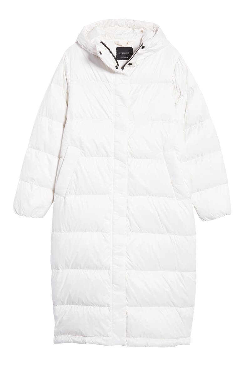 The ReNew Long Puffer Coat, Main, color, BONE