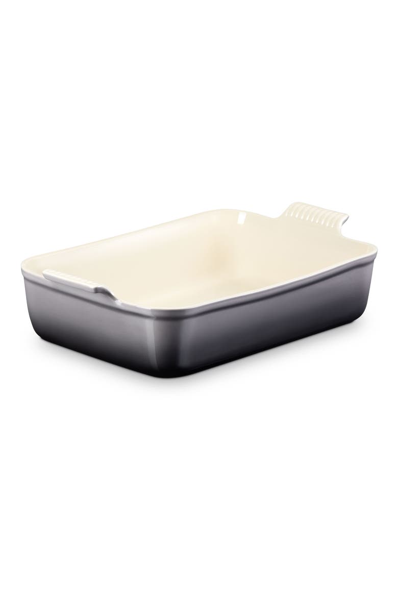 Heritage Stoneware Deep Lasagna Dish, Alternate, color, OYSTER