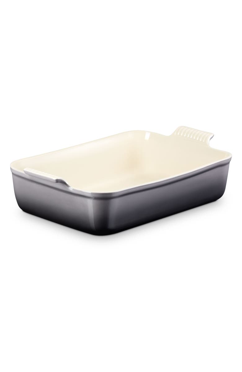 Le Creuset Heritage Stoneware Deep Lasagna Dish, Alternate, color, Oyster