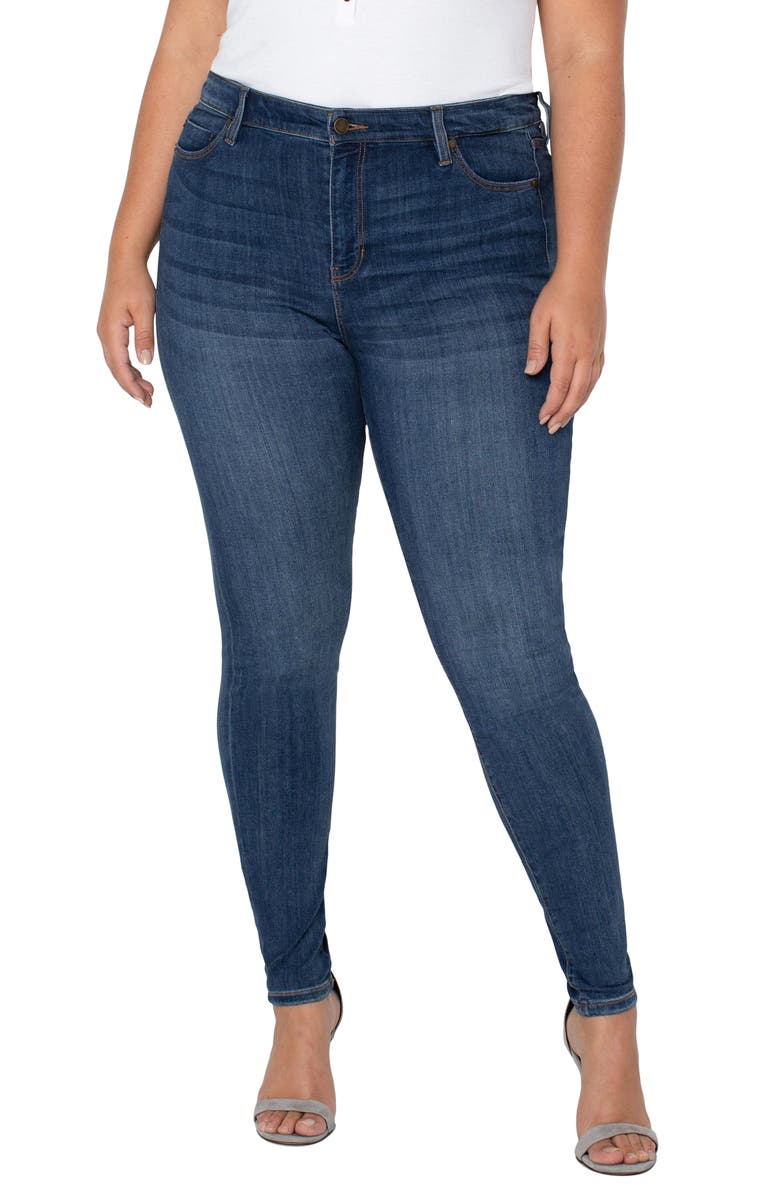 Liverpool Los Angeles Abby Skinny Jeans, Main, color, 