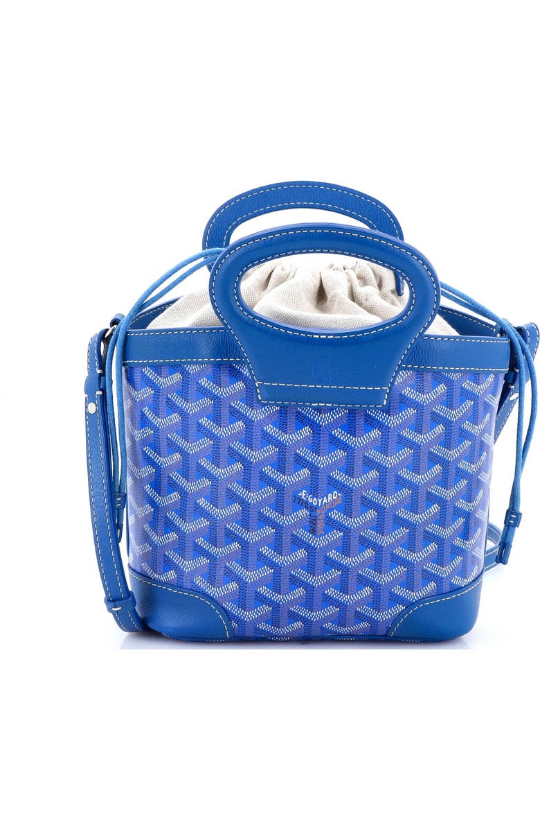 Pre-Owned Goyard Beluga Bag Coated Canvas Mini, Main, color, Blue