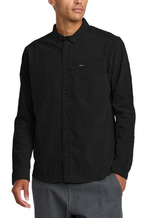 That'll Do Stretch Cotton Blend Button-Down Shirt