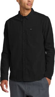 RVCA That'll Do Stretch Cotton Blend Button-Down Shirt