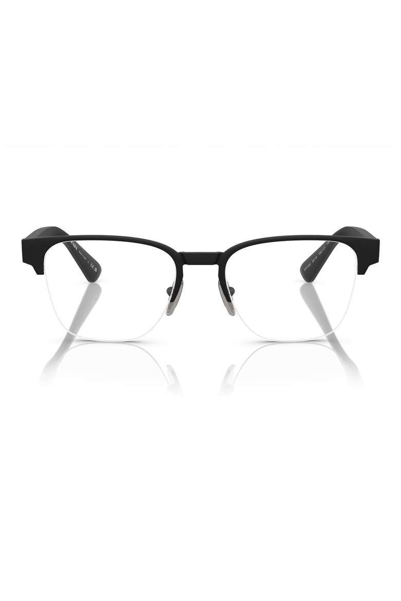 54mm Pillow Optical Glasses, Main, color, MATTE BLACK