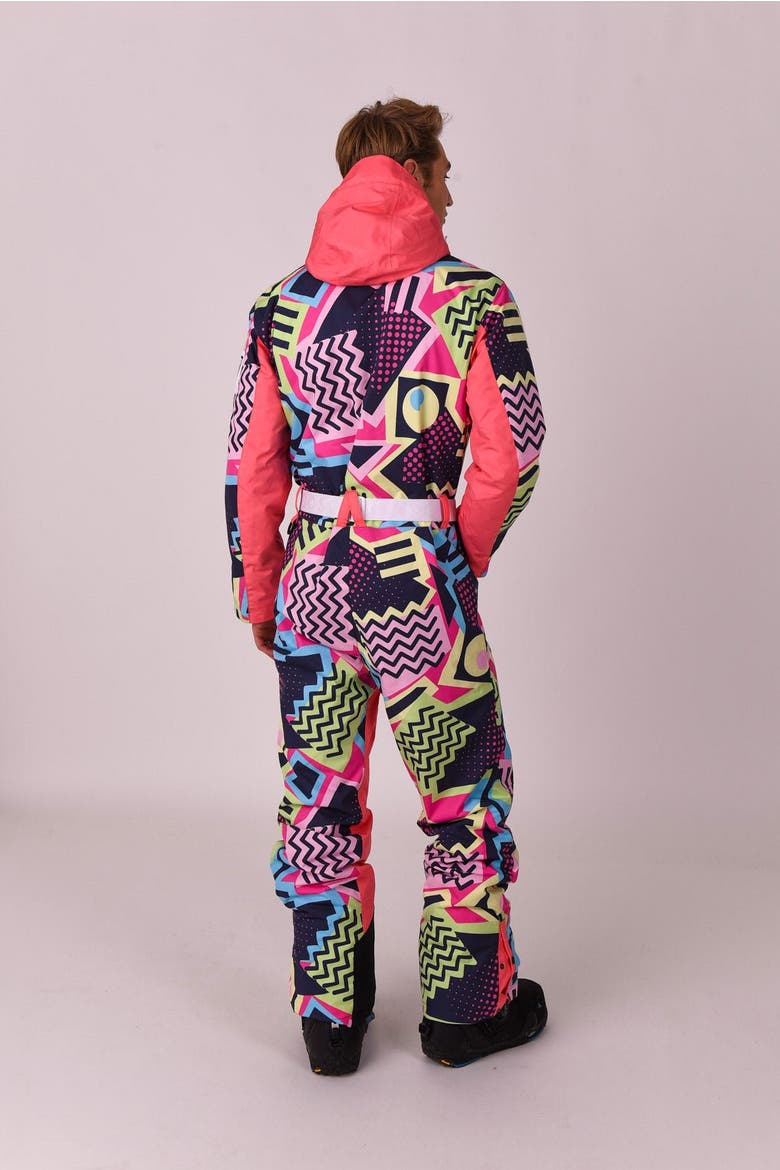 Saved by The Bell Men's Ski Suit, Alternate, color, multi-colour