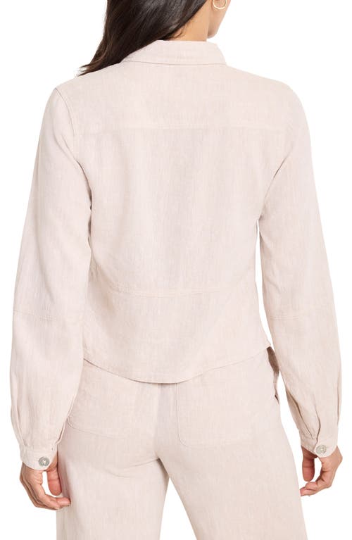 Nic + Zoe Nic+zoe Rumba Linen Blend Shirt Jacket