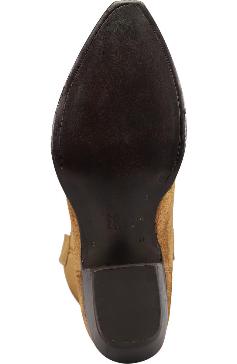 Frye Sacha Knee High Western Boot, Alternate, color, Barley