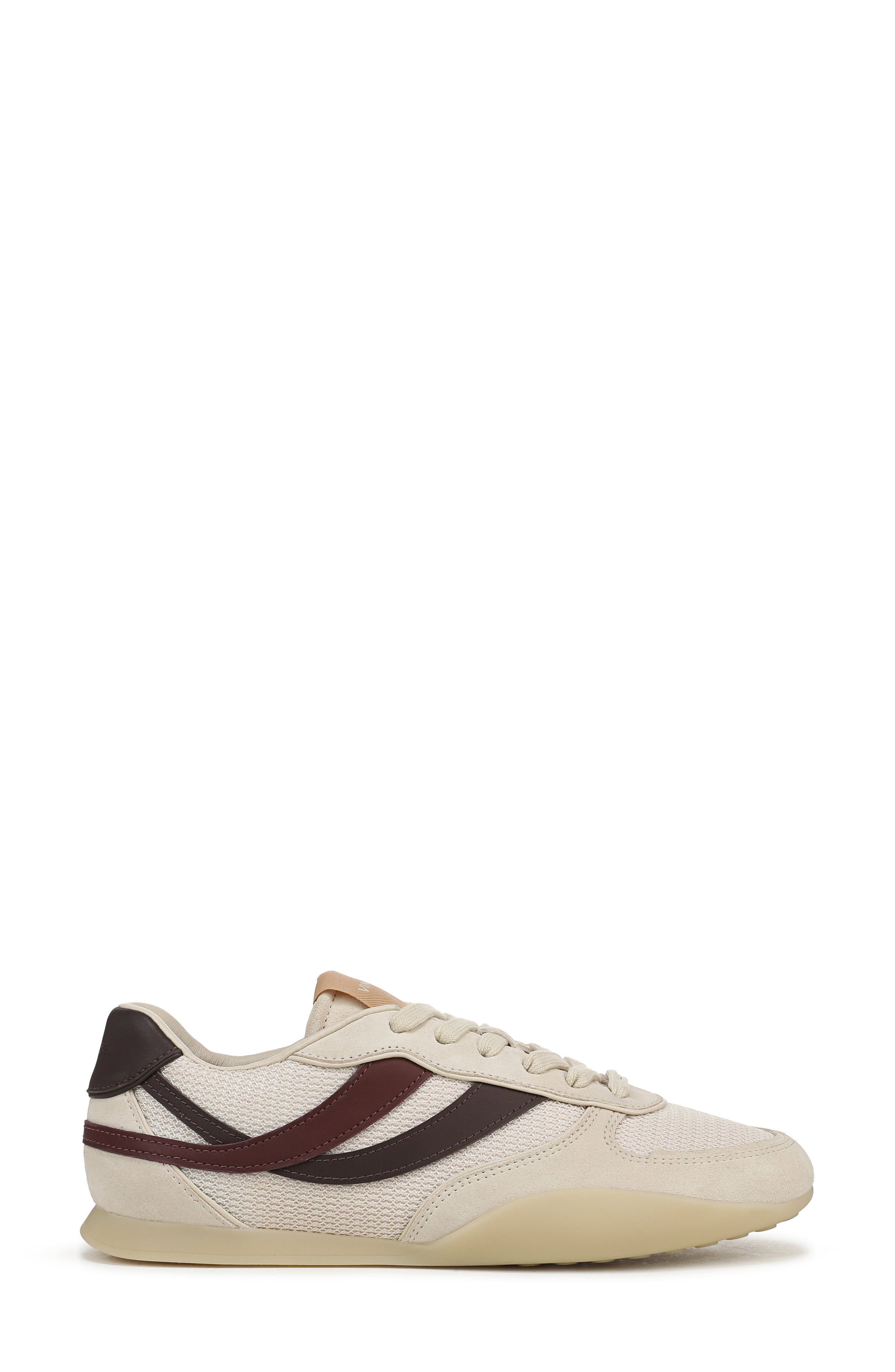 Echo Trainer Leather Sneaker, Alternate, color, MOONLIGHT/ GANACHE