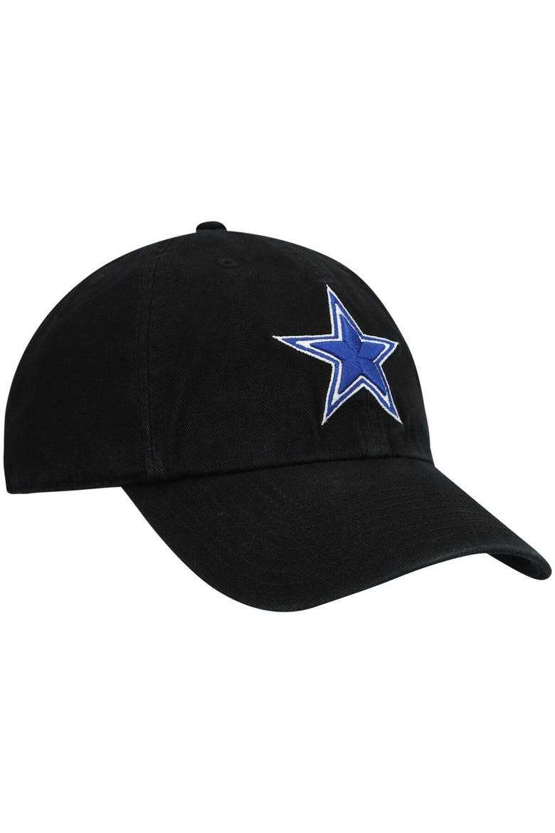 Men's '47 Black Dallas Cowboys Primary Clean Up Adjustable Hat, Alternate, color, Black
