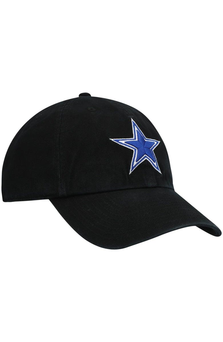 '47 Men's '47 Black Dallas Cowboys Primary Clean Up Adjustable Hat, Alternate, color, Black