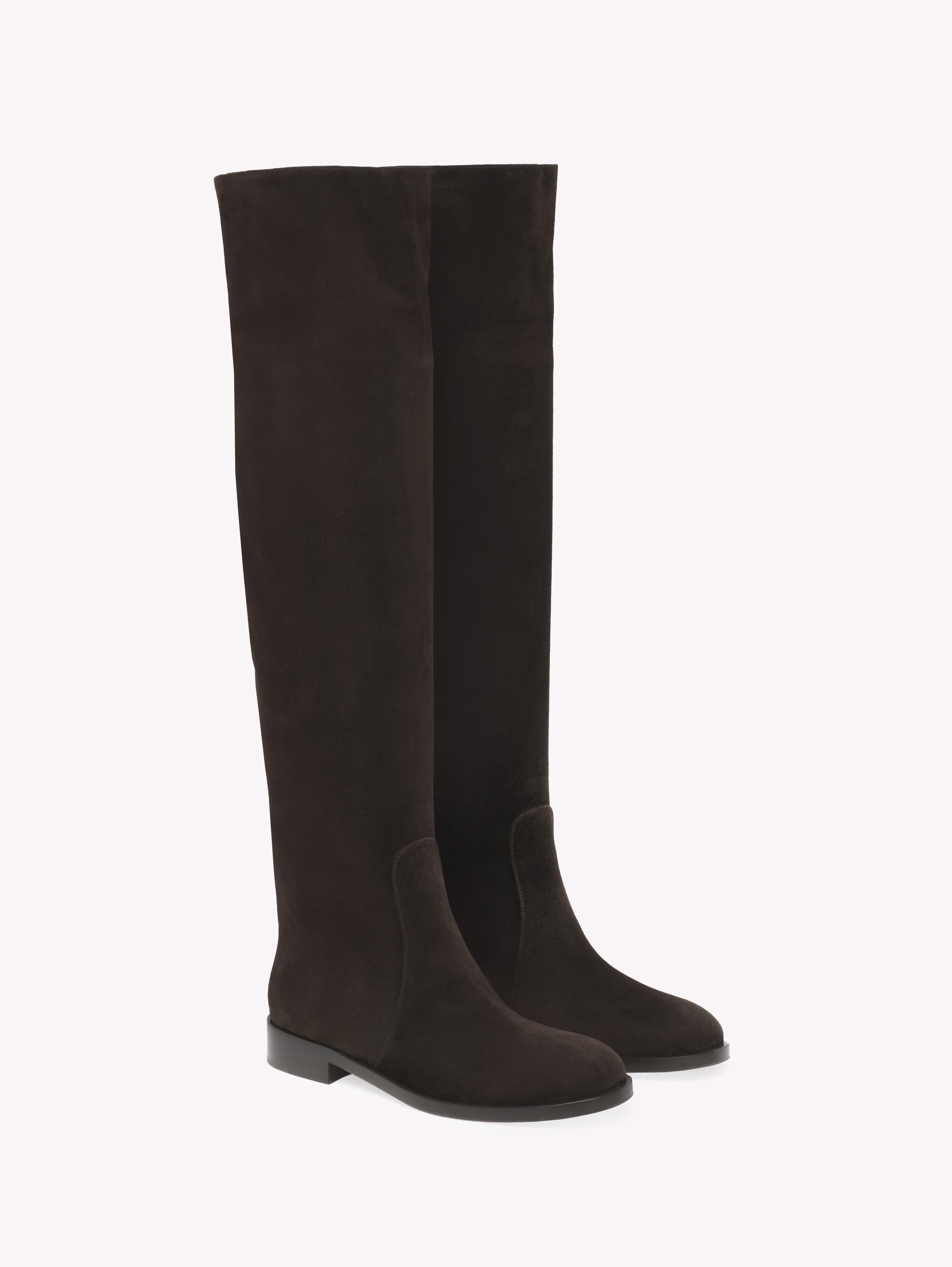 Zayne Boots, Alternate, color, Moka Brown Suede
