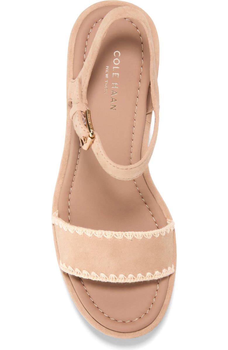Cole Haan Asbury Cloudfeel Espadrille Wedge, Alternate, color, Tuscan Sand Leather/ Raffia