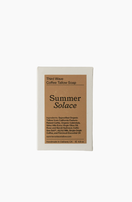 SUMMER SOLACE TALLOW SUMMER SOLACE TALLOW THIRD WAVE COFFEE BAR SOAP