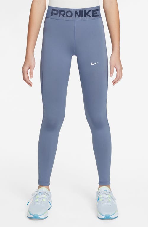 Nike Kids' Pro Dri-fit Leggings In Blue