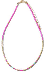 Erin McDermott Jewelry Hot Pink Beaded Necklace